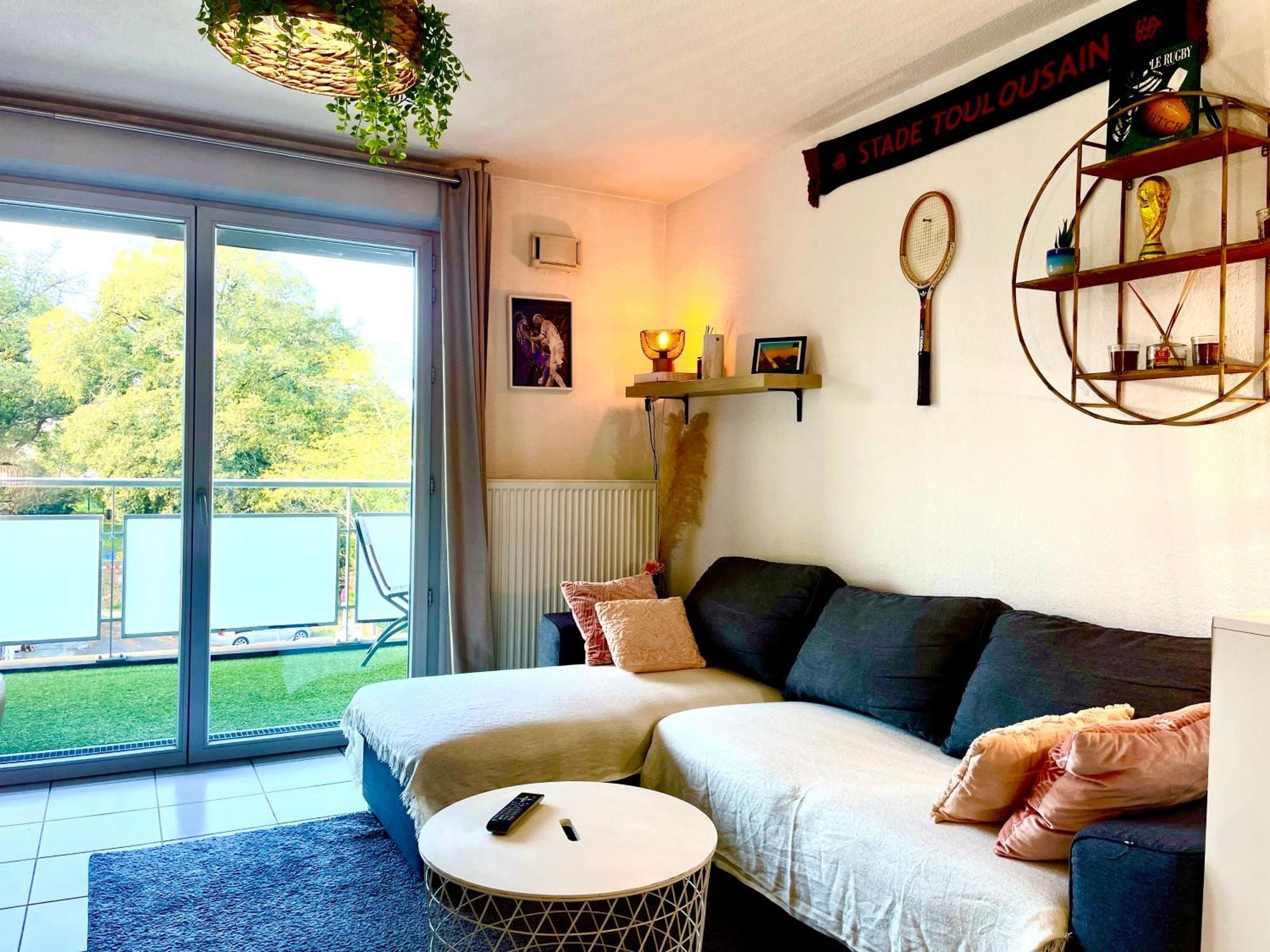 Bel Appartement T3 de 60m2 avec Parking, Terrasse, proche du Métro et du Périph Toulouse Extérieur photo